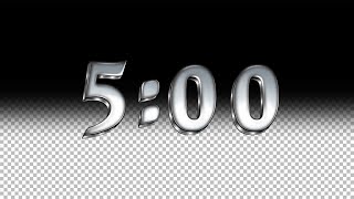 Chrome Reflections DIY 5 Minute Countdown - Transparent Background - FREE DOWNLOAD screenshot 5