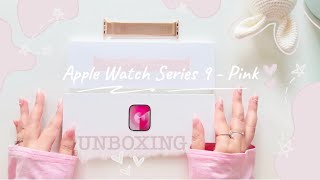 Unboxing Apple Watch Series 9 - PINK [41mm] #asmr #aesthetic #unboxing #applewatch