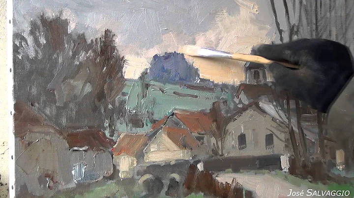 Jos SALVAGGIO plein air painting 11 Lavincourt