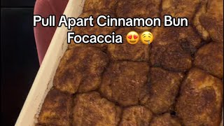 Pull Apart Cinnamon Bun Focaccia 🤤😍