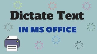 How to Dictate Text in MS Office - Microsoft's Dictate screenshot 4