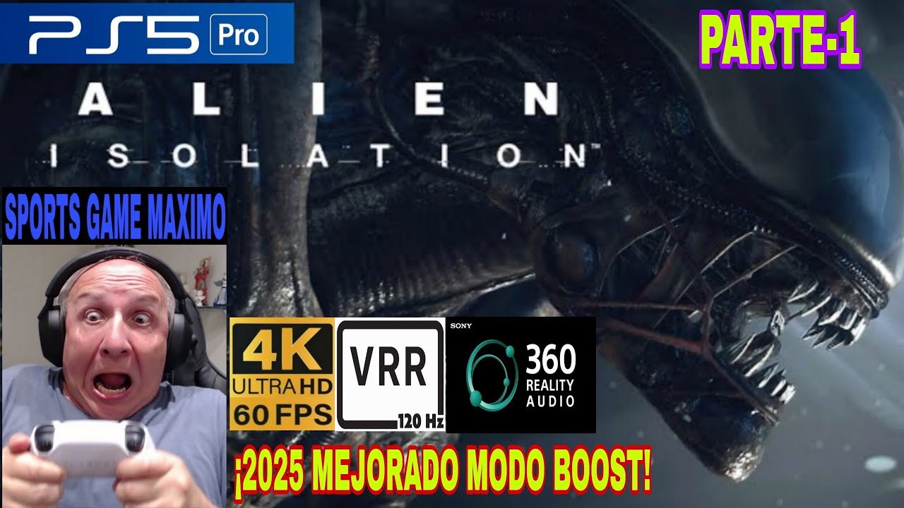 2025 ULTRA 4K/60FPS - ALIEN INSOLATION, PARTE-1(PS5 PRO) GAMEPLAY ...