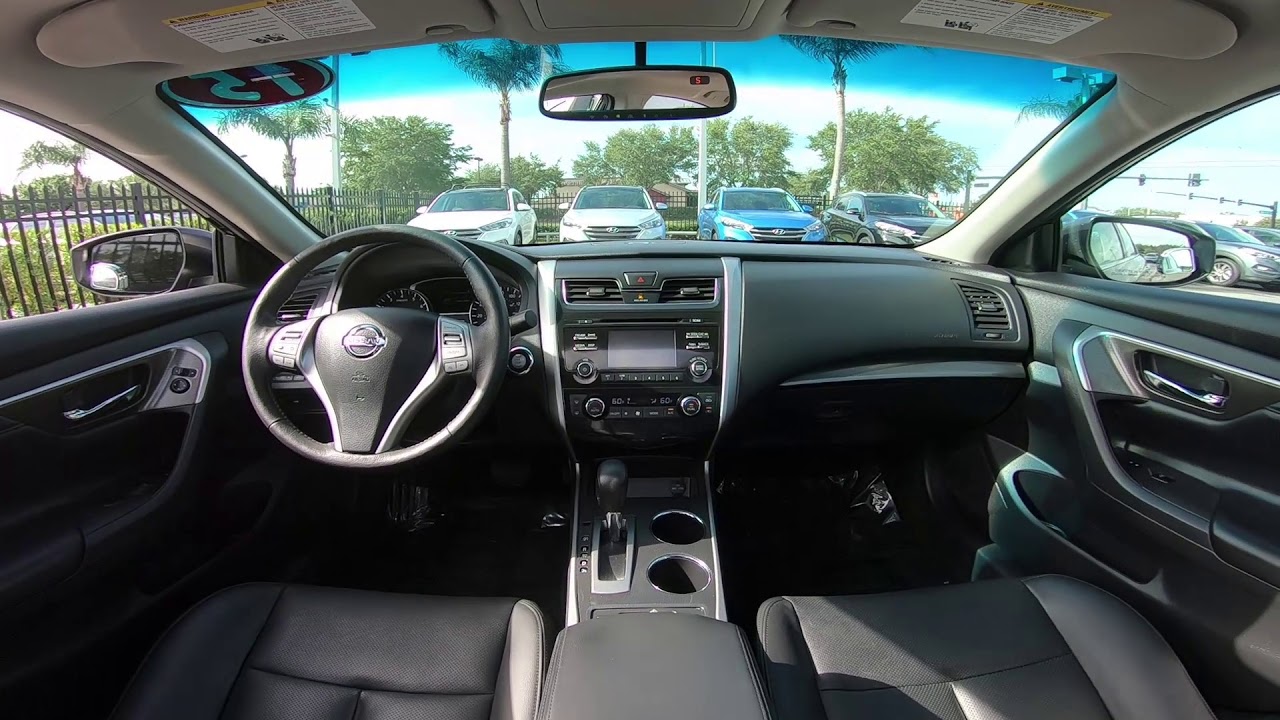 2015 Nissan Altima Sl Interior