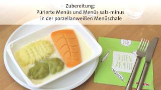 Zubereitung pürierte und salzreduzierte Menüs - winVitalis spezielle Ernährungslösungen