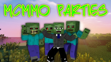 mcmmo parties #opskyblock