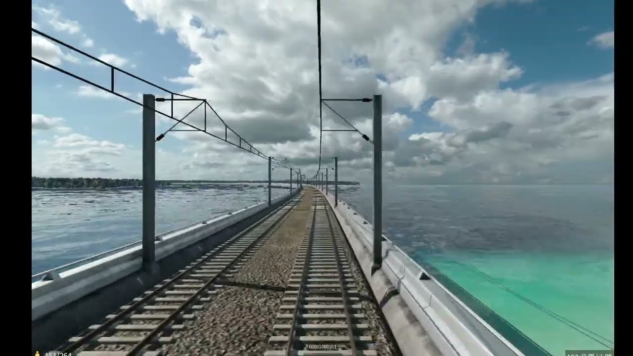 ED9MX3組第一人稱順向環島客運列車