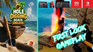 Hole Digging Beach Simulator – Nintendo Switch / Switch 2 Gameplay