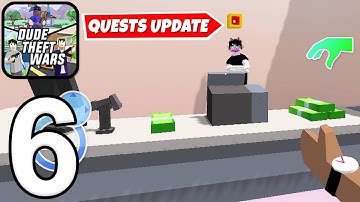 Dude Theft Wars - Gameplay Walkthrough Part 6 - Quests Update (iOS, Android)