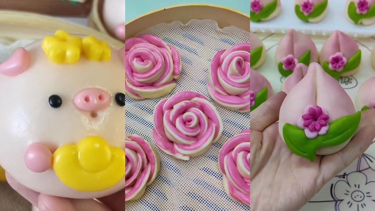 красивая лепка выпечки beautiful Amazing Pastry Tutorial #cake #dough #trending #baking 
