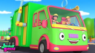 çöp kamyonu şarkısı Çocuklar için + çocuklar için popüler 3d tekerlemeler