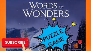 Wow - word of wonders Word puzzle game level 93 up/ happy lanz