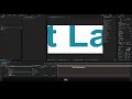 Text Transform Controls in After Effects | Position Scale Rotation