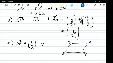 A Level Maths OCR Paper 2 2018 q2 Vectors