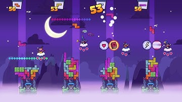 Tricky Towers multiplayer gameplay PS4