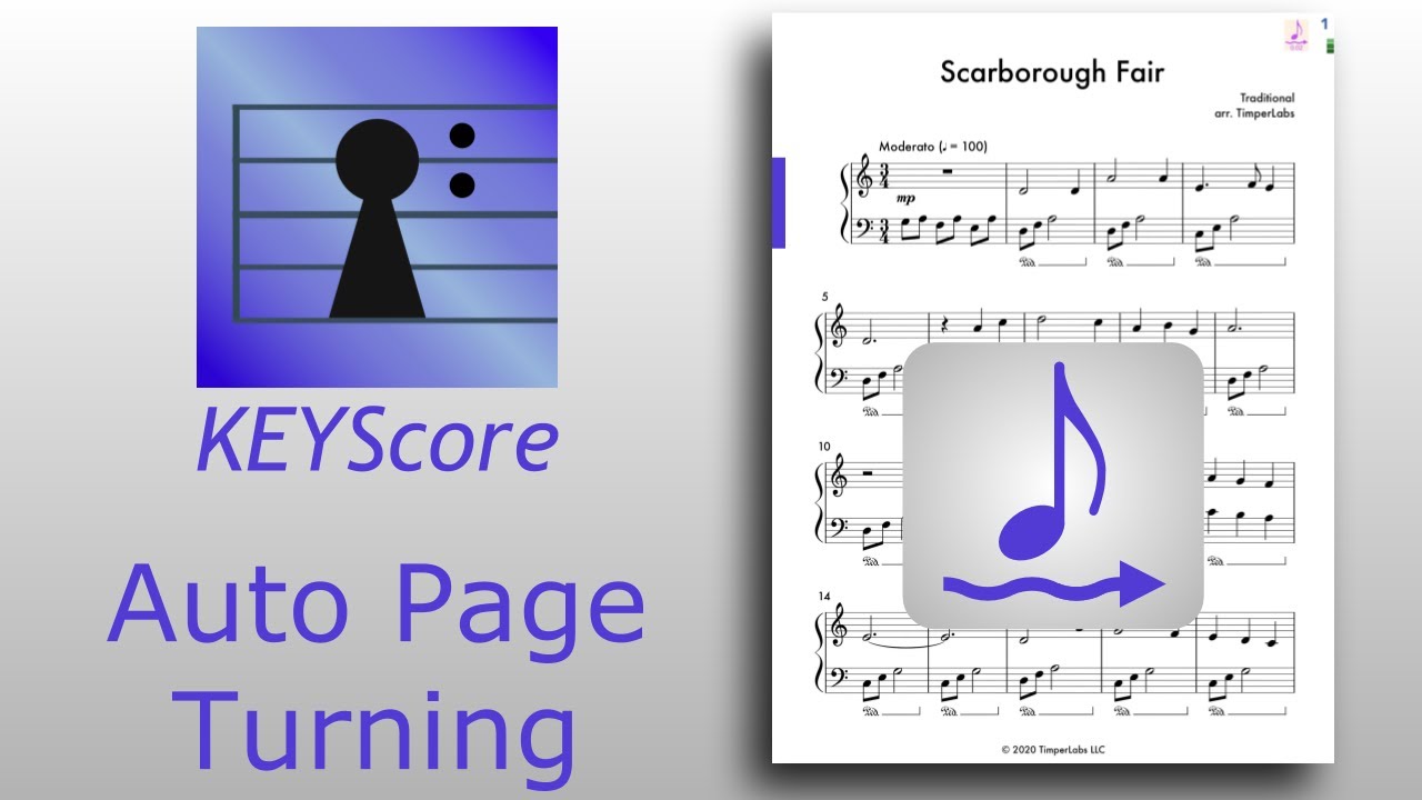 KeyScore - Automatic Page Turning