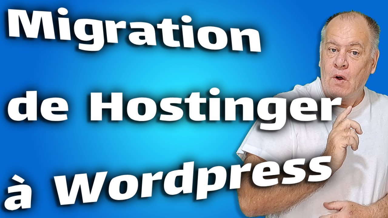 Du constructeur de site de Hostinger à Wordpress en 1 clic