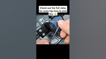 German door lock opened quickly  #lockpicking #locksport #diy #open #asmr #tips #security #closeup