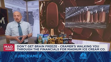 Jim Cramer walks through the financials for Magnum Ice Cream