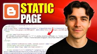 How To Create A Static Homepage On Blogger (Tutorial 2026)