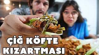 ÇİĞ KÖFTE KIZARTMASI ? YEMEKTEYİZ PARODİ