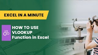 how to use vlookup function in excel by excel in a minute solution