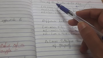 sum of the lengths of two sides of a triangle