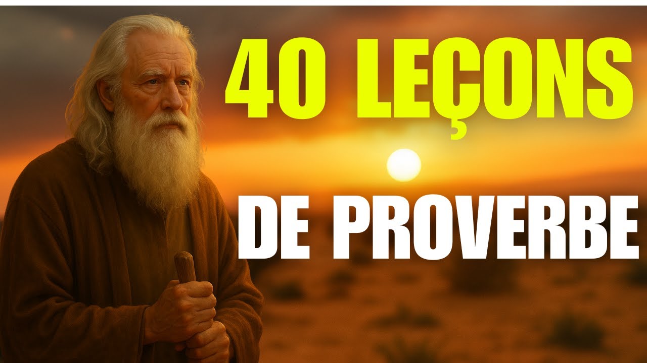 Les Proverbes Expliqués | 40 Leçons de Sagesse Qui Peuvent Changer Ta Vie