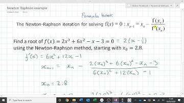 Edexcel A level maths - Numerical Methods - Part 3 - Newton-Raphson