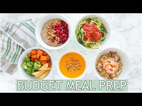 Healthy Budget Meal Prep | Easy Meal Ideas | $100 Challenge