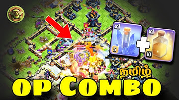 New Ice Block Spell is OP!! Best Th17 Attack Strategy - Clash Of Clans tamil