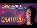 Tránsitos Astrológicos Abril - Vibrar en GRATITUD