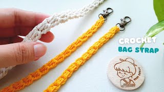 🧶Easy Way How to Crochet Bag Strap or Crochet a Cord Step by Step | ViVi Berry Crochet