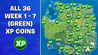 All 36 Week 1 to Week 7 Green XP Coin Locations in Fortnite Chapter 2 Season 3