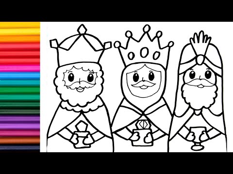 Desenhe os Três Reis Magos em 10 Minutos com Dicas FÁCEIS