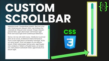Custom Scrollbar CSS | How To Customize Scrollbar Using CSS