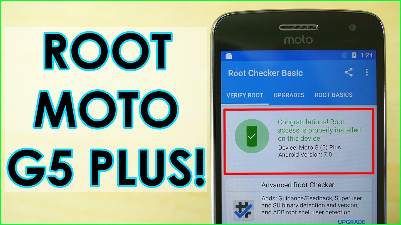 How To Unlock/Flash Twrp/Root Moto G5 Plus! Best Way To Root It! - Youtube