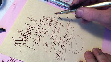 Stub nibs on fountain pens