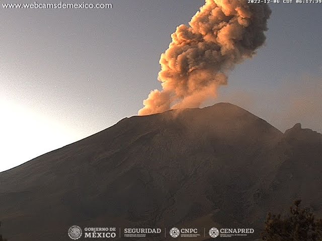 Volcán Popocatépetl EN VIVO | Vista #Tlamacas, Estado de México