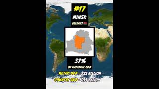 Top Metropolitan Areas by Percentage of National GDP | Country Comparison | Data Duck