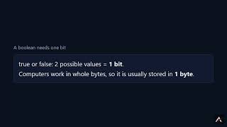 Spiralum™ Data basics 0.8: How numbers and yes or no are stored