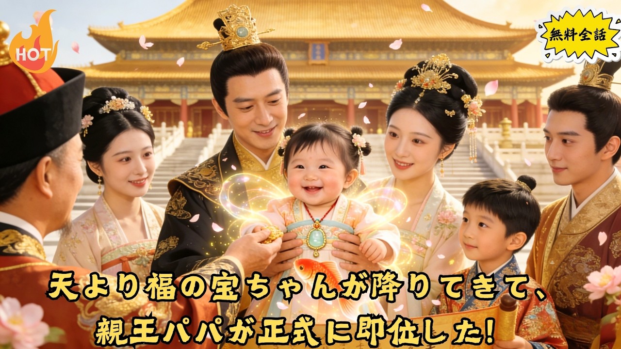 日本語吹き替え：天より福の宝ちゃんが降りてきて、親王パパが正式に即位した！！#ミニドラマの楽園#ショートドラマ#短編ドラマ#ドラマ#ミニドラマ#かわいい子#かわいい赤ちゃん#日本語吹き替え