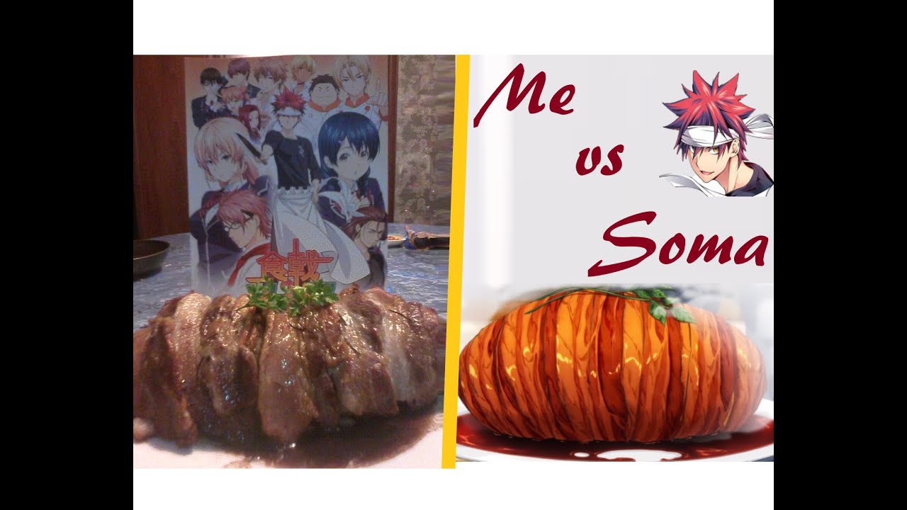 Food WarsShokugeki no Soma cooking Roast Pork, Just Kidding (Arrosto