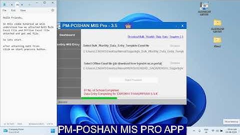 How to Complete Monthly Data Entry Using PM-POSHAN MIS Pro App
