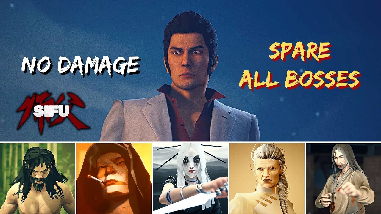 SIFU : Kazuma Kiryu Beat Up and Spare All Chinese Martial Artists (No Damage) (Spare) [Age 20]