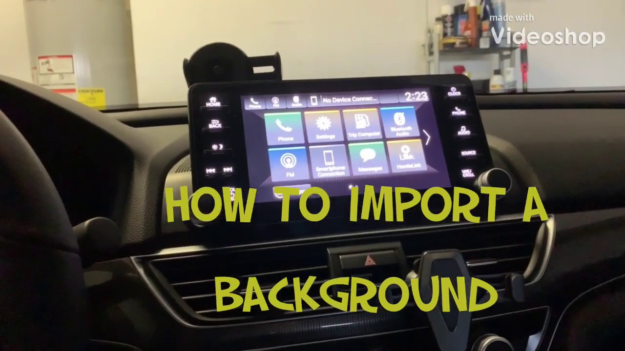 2018 2019 2020 Honda Accord How To Import Images On Imid Display On Every Model Youtube