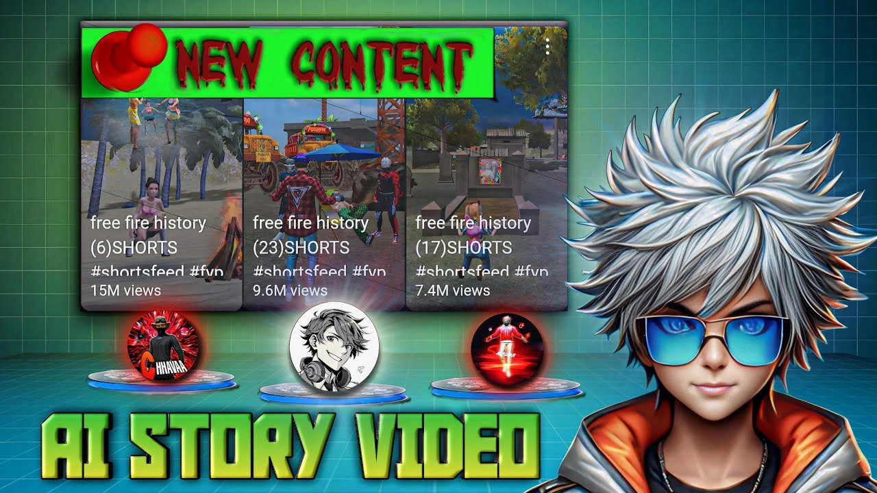How to make ai story type short video free fire ||Story type ai video free fire tutorial
