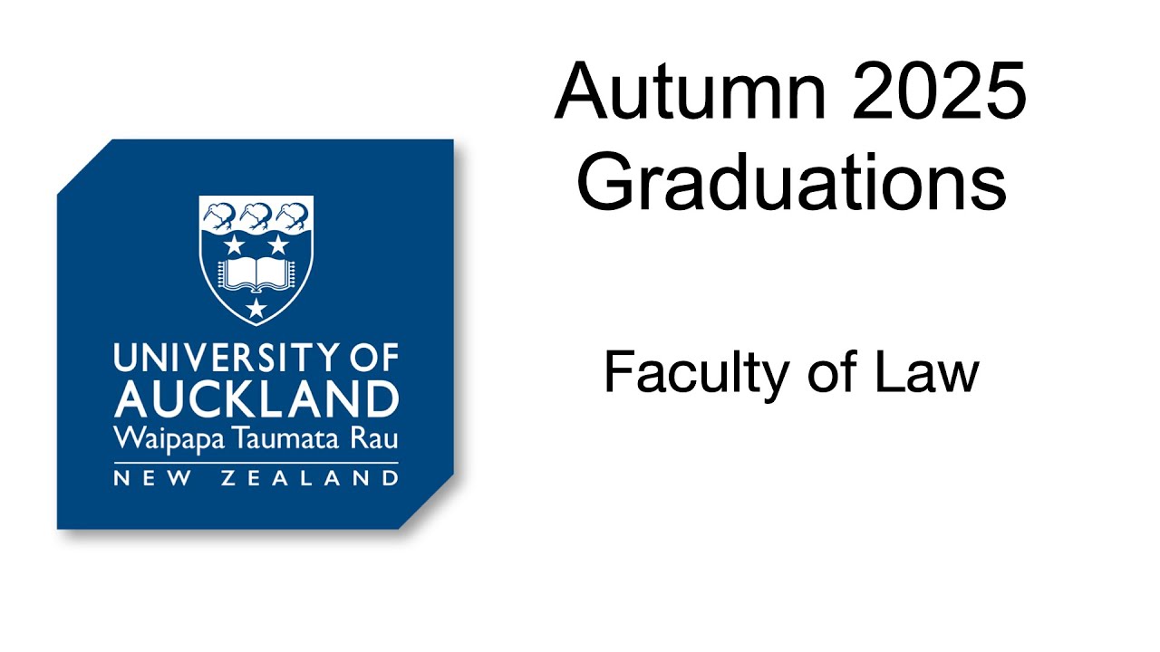 Autumn 2025 Graduations - Faculty of Law