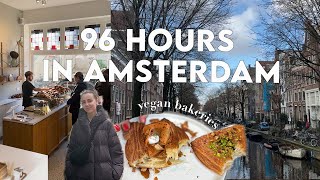96 hours in AMSTERDAM | visiting vegan bakeries!