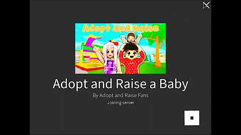 Screen of adopt and raise a baby lol