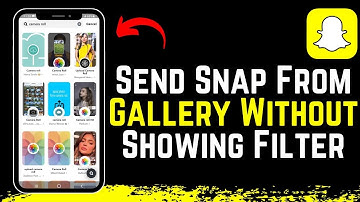 How to Send Snap from Gallery Without Showing Filter !